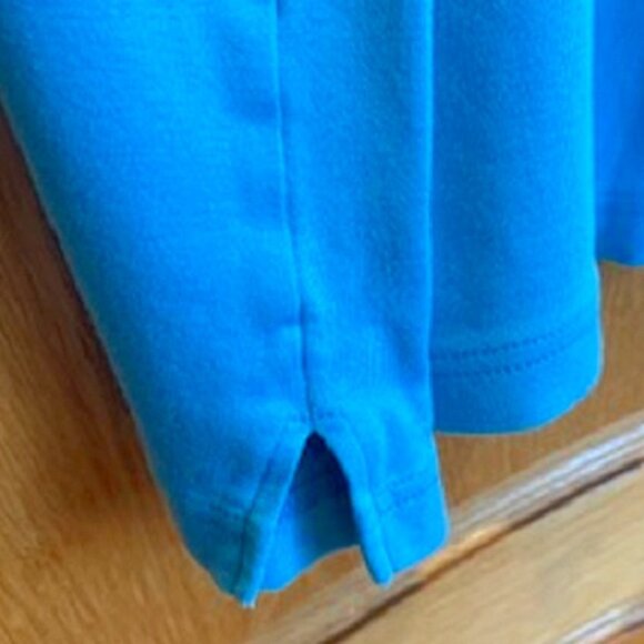 The Quacker Factory Blue Cotton T-Shirt Top Beaded Sequin Pullover Sz:1X - Picture 4 of 5